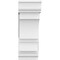 Ekena Millwork Standard Balboa Architectural Grade PVC Bracket With Traditional Ends, 5"W x 12"D x 14"H BKTP05X12X14BOA01 - alternate 2